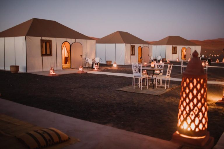 luxury desert camp merzouga