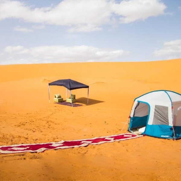 overnight under the stars in merzouga desert